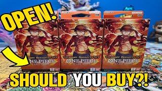 *HONEST OPINION!* Opening 3 One Piece Treasure Booster Sets! 