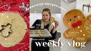 WEEKLY VLOG | pierwsze ozdoby świąteczne & zakupy! 