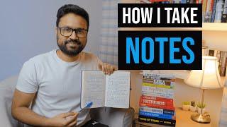 How To Take Notes From Self Help Book (Don't Write Too Much)