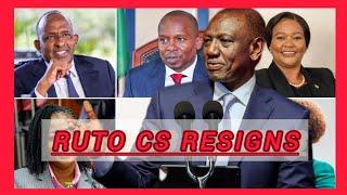 BREAKING NEWS! Ruto CS RESIGNS AMIDST GACHAGUA IMPEACHMENT!