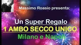 Vi Regalo un solo AMBO SECCO UNICO