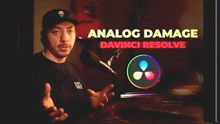 Creating VHS Vibes with Analog Damage in DaVinci Resolve