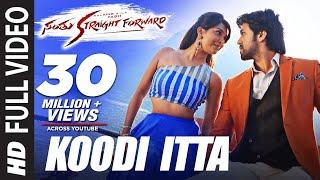 Santhu Straight Forward Video Songs | Koodi Itta Full Video Song | Yash,Radhika Pandit|V Harikrishna