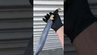 New Handmade Hunting Bowie Knife Available for Sale #handmadehuntingknife #skinningknife #knife