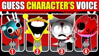  Can You Guess The PHASE 4 SPRUNKI Characters By Their VOICE? | Incredibox Sprunki Mod Quiz