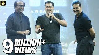 Salman Khan At Robot 2.0 First Look Launch Full Video HD - Rajinikanth, Akshay Kumar