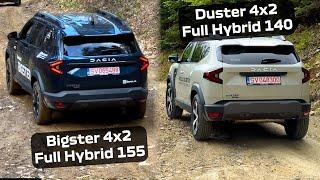 Dacia Duster Hybrid 140 VS Bigster 2025 Hybrid 155 Off Road