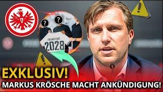  ANGEKÜNDIGT! SEHEN SIE, WAS ER GESAGT HAT! EINTRACHT FRANKFURT NACHRICHTEN