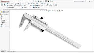 SolidWorks Tutorial | Model by Caliper in SolidWorks