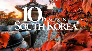 10 Most Beautiful Places to Visit in South Korea 4K  | South Korea Travel Guide