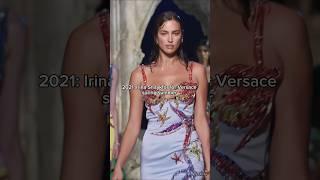 Same dress different era|Versace ss1992 vs ss2021 |Yasmeen Ghauri|Irina Shayk|#shorts #fashion