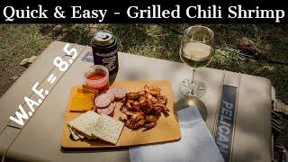 Overland Recipes: Quick & Easy Grilled Chili Shrimp