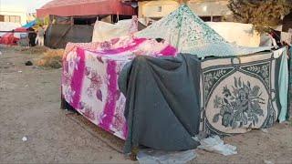 Makeshift refugee camp in Deir al-Balah, 19 Oct. 2023