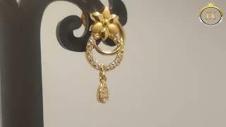 Gold Earrings 916 Hallmark (BERACHA JEWELLERS).