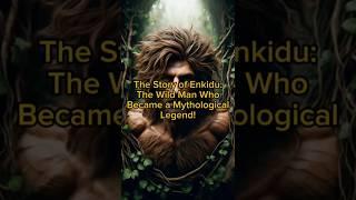 The Story of Enkidu: The Wild Man Who Became a Mythological Legend! #ai #mythology #enkidu