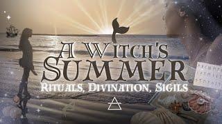 Witch's Summer Adventures ️ Sea Rituals  Shell Divination  Sand Sigils