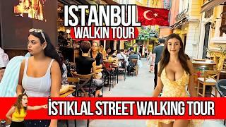  Great Istiklal Street Walking Tour 4k | Amazing Istanbul Walking Tour 2024