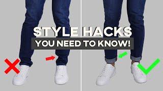 12 Style Hacks Every Man Needs to Know! TIME SAVING HACKS