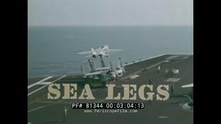 USS NIMITZ CVN-68  1980 AIRCRAFT CARRIER & F-14 OPERATIONS & CAPABILITIES "SEA LEGS" 81344