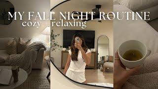 MY 2024 FALL NIGHT ROUTINE | balance, relaxing, healthy + realistic everyday habits