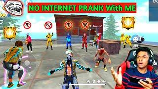 Criminal Ki Squad Ne किया No Internet Prank  Red, Blue & Yellow Criminal और Hip Hop - Free Fire 