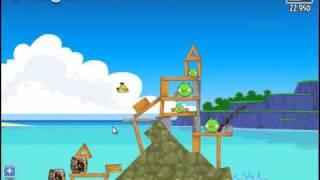 Angry Birds Surf and Turf Level 3 3 Star Walkthrough