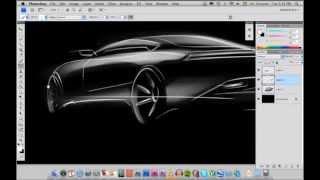 Car sketching tutorial / workflow