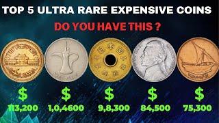 TOP 5 ULTRA RARE MOST EXPENSIVE COINS WORTH MILLION OF DOLLARS.