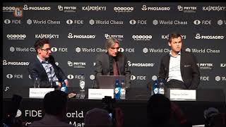 When did I understand it was a draw? - Magnus Carlsen in 2018 WCC rd9 Vs Fabi