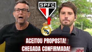 SAIU AGORA! PEGOU TODOS DE SURPRESA! NOVO REFORÇO NO TRICOLOR! CASARES AFIRMA! NOTICIAS DO SÃO PAULO