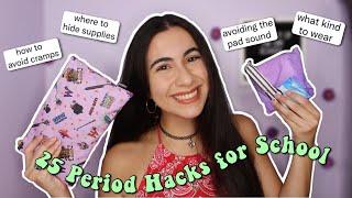 25 Back to School Period Life Hacks Every Girl NEEDS to Know (part 3) | Just Sharon