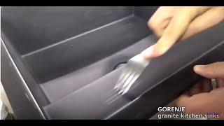 GORENJE Siligor Granite Kitchen Sinks - scratch test
