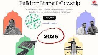 How to apply for Build For Bharat Felllowship 2025 || What is Build For Bharat Felllowship