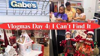 Vlogmas Day 4: Gym Time, Gabes, Homegoods, Baking Cookies with the Twins