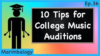 10 Tips for College Music Auditions!