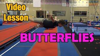 How to do a BUTTERFLY! MGA Gymnastics