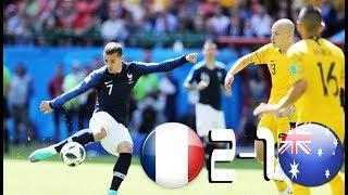 Francia vs Australia 2-1 All Goals & Highlights 16/06/2018