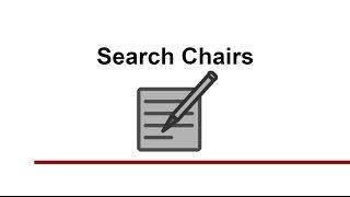 Working as a Search Chair in the Talent Management System