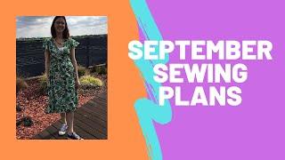 September 2020 sewing plans