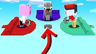 1v1v1 Minecraft LUCKY BLOCK BEDWARS