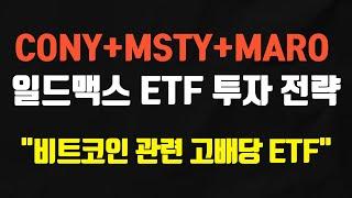 비트코인 관련 일드맥스 ETF로 매주 배당 받기