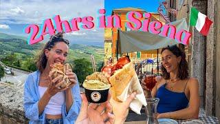 A Day in Siena Italy | Tuscany Italy Travel Vlog 2024 | THE BEST Italian gelato & sandwiches