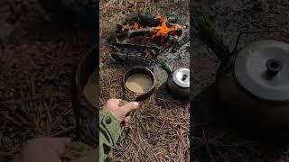 Viking Kuksa Coffee - Morning Bushcraft in the Wilderness