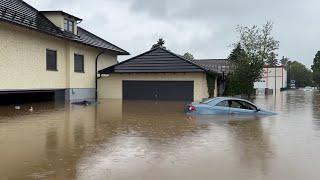 Unbelievable Flooding Chaos in Germany! Storm and Flooding Ravage Bavaria