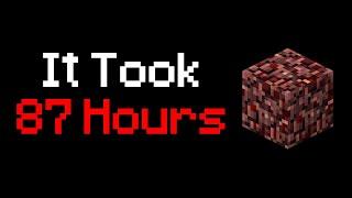 The Cost of 1 Netherrack in Minecraft's H̶a̶r̶d̶e̶s̶t̶ Mod