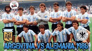 FINAL MÉXICO 86 ARGENTINA CAMPEÓN - ARGENTINA vs. ALEMANIA PARTIDO COMPLETO 1986