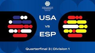 Quarter-Final 3 | United States vs Spain | World Aquatics Women’s U16 Water Polo Championships 2024