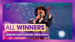 All Winners  of Junior Eurovision Song Contest (2003-2024)