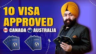 10 Visa Approved | CANADA | AUSTRALIA | Rimpi's Immigration Services