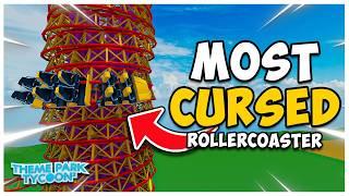 I Built the *MOST CURSED* Coaster in Theme Park Tycoon 2!